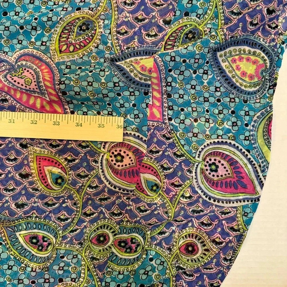 Kim Rogers Short Sleeve Blouse Size S/M - Picture 6 of 7